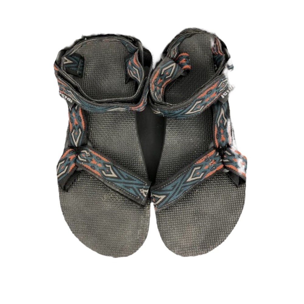 Teva women’s Universal Standard Waterproof Strappy Sandals Aztec print